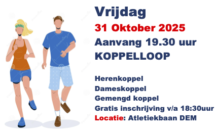 Koppelloop 31 oktober 2025