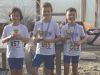 Compleet DEM podium bij jeugdlopen Denneman cross