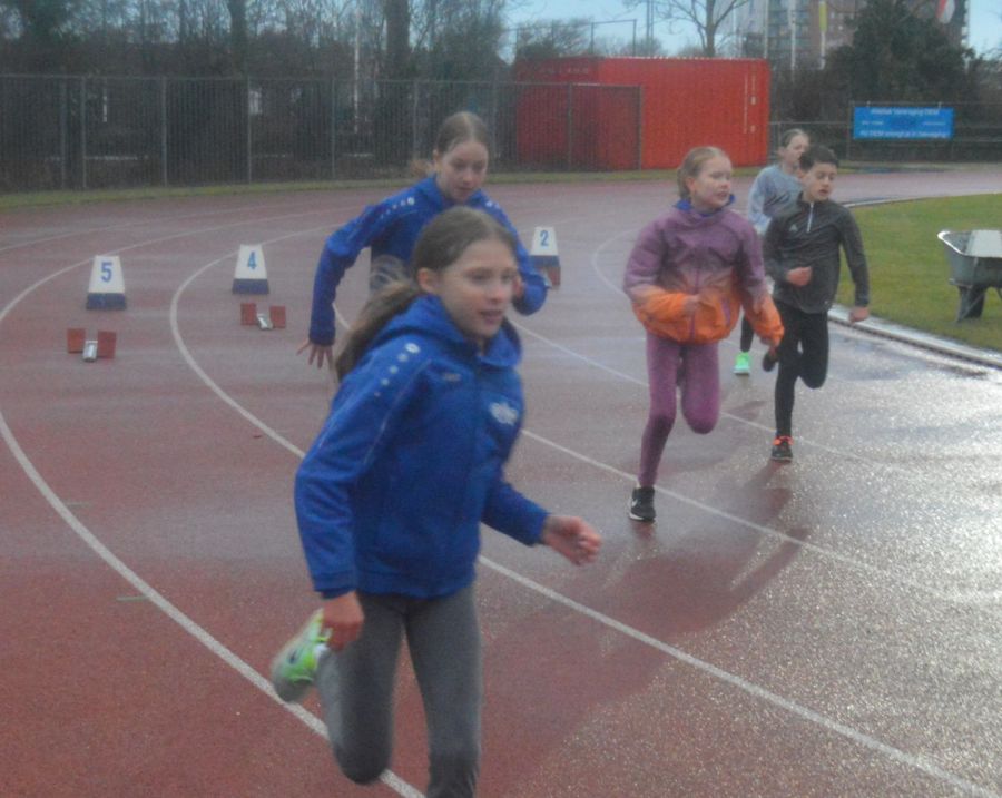 Sprint test voor de pupillen